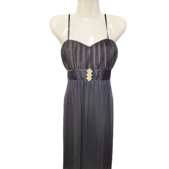 Black Evening Dress Gown- Size M - New! - Picture 4 of 15
